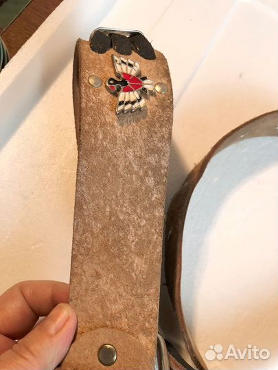 Ремень нат.кожа б/у