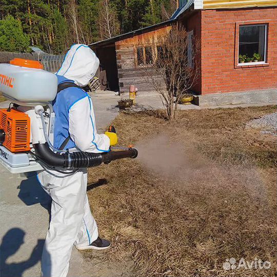 Обработка участка от насекомых/кротов