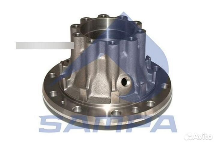Sampa 051.165 Ступица задняя (10 шпилек 75/85 CF, 95 XF, CF 75, Bus) DAF F/CF/XF 75/85/95
