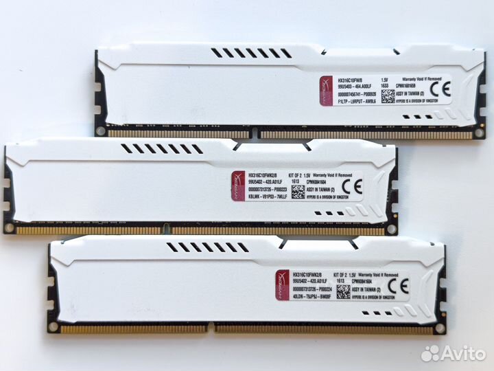 Оперативная память ddr3 Hyper X, Corsair
