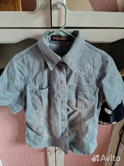 Джинсовая рубашка