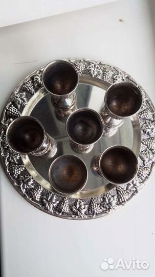 Подарочный набор рюмки на подносе