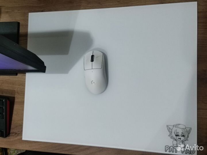 Коврик для мыши стекло аналог skypad 50x40 (новый)