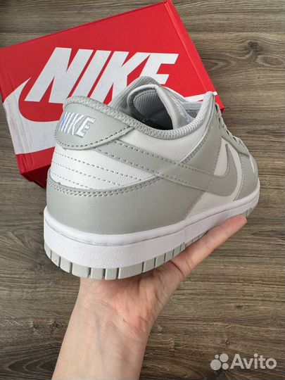 Кроссовки Nike Dunk low Grey fog