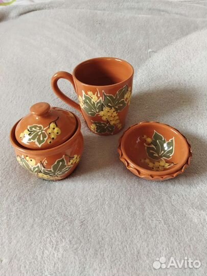 Посуда из красной глины