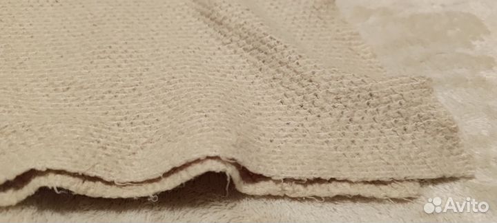 Покрывала тонкие одеяла ткань СССР беж и розовый