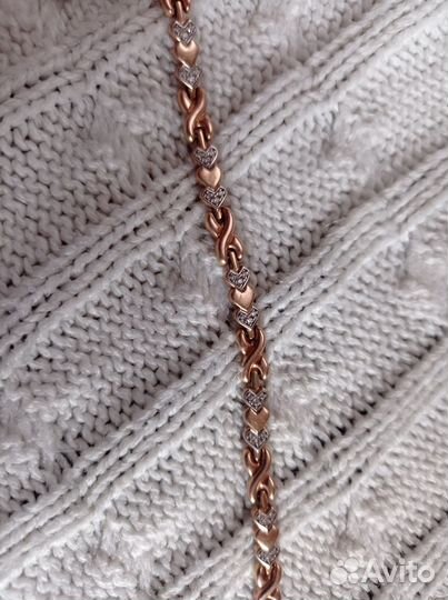 Золотой женский браслет 585 бу