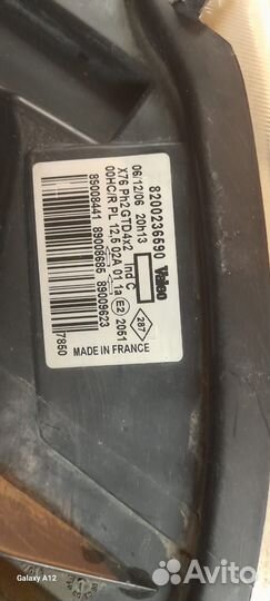 Фара передняя левая Renault Kangoo