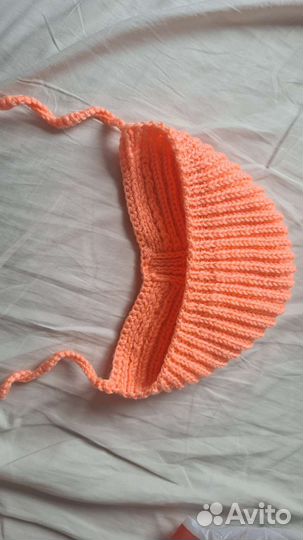 Шапка для девочки 1-3месяца