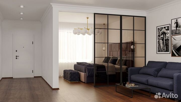 Лофт перегородки стальные