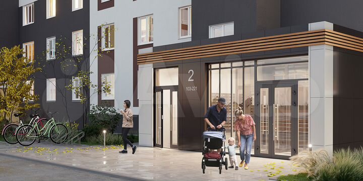 2-к. квартира, 64,2 м², 17/17 эт.