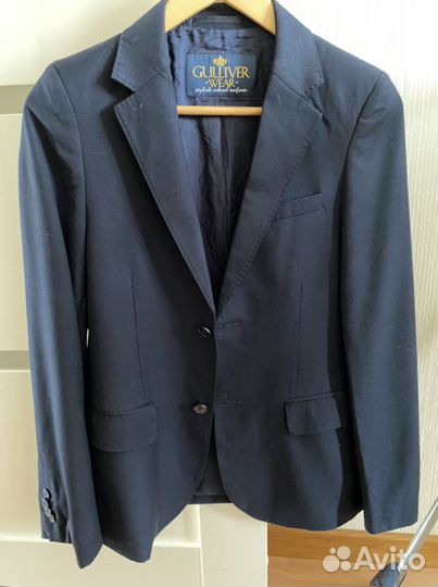 Пиджак школьный для мальчика 164