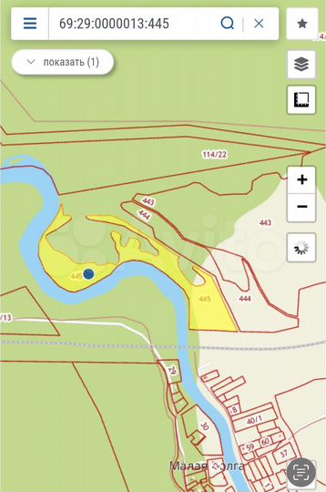 Участок 61,7 га (СНТ, ДНП)