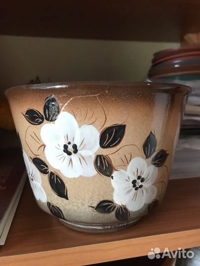 Цветочные керамические горшки