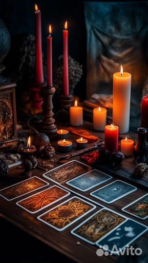 Расклад на картах таро/Чистка негатива воском