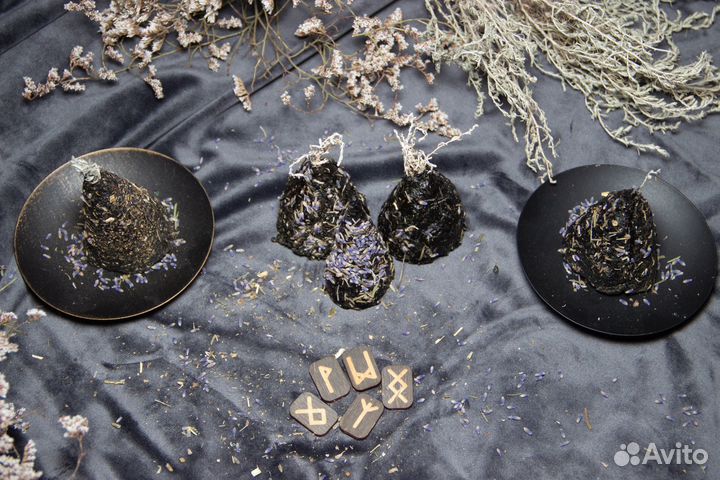 Ведьмина свеча на очистку, магическая свеча