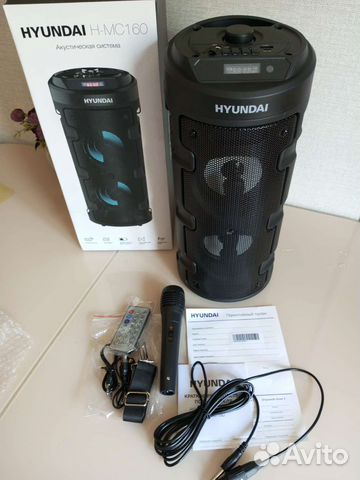 Портативная колонка hyundai bluetooth новая