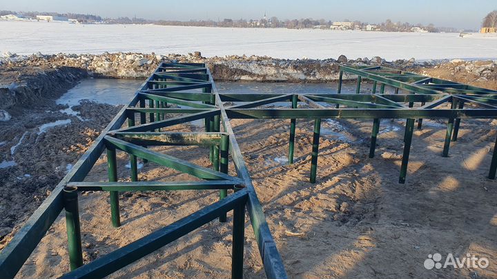 Строительство пирсов причалов