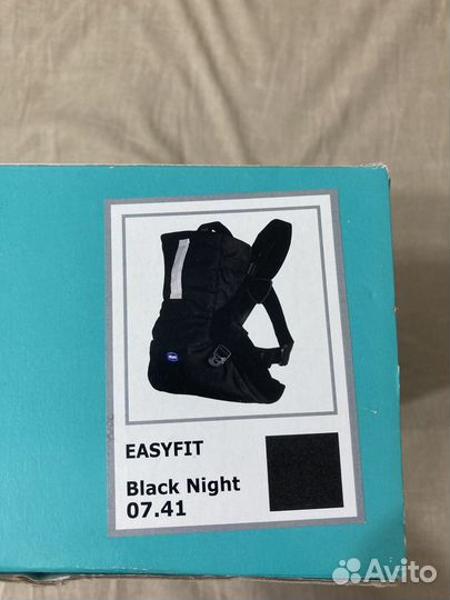 Рюкзак-кенгуру Chicco Easy Fit Black Night