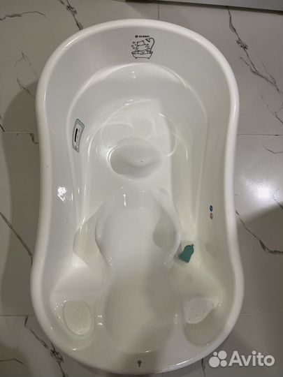 Ванночка для купания с горкой