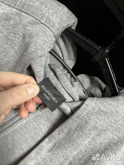 Balenciaga incognito zip up hoodie оригинал