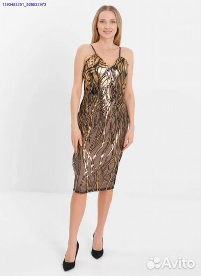 Новогоднее платье с пайетками (Арт.87594)