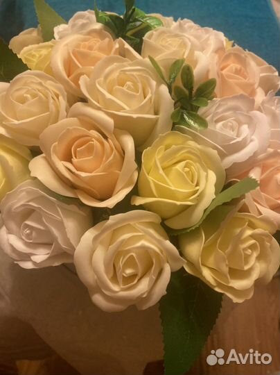 Букет цветов из мыла