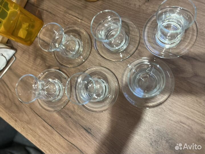 Чашки с блюдцами 6 шт Армуды