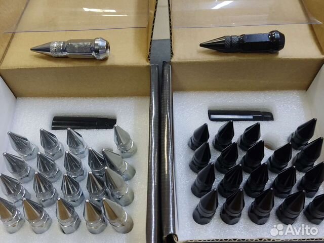 Колёсные гайки пики пули