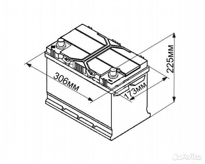 Solite EFB T110 90Ah 880A Asia пп аккумулятор авто