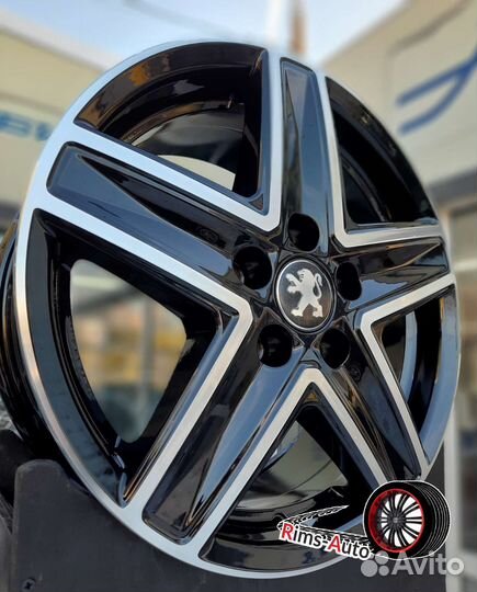Диски на peugeot r16 5x118 черный глянец