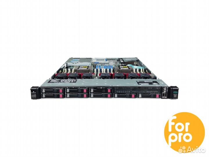Сервер HP DL360 Gen10 8SFF E208 2x6162Plat 384GB