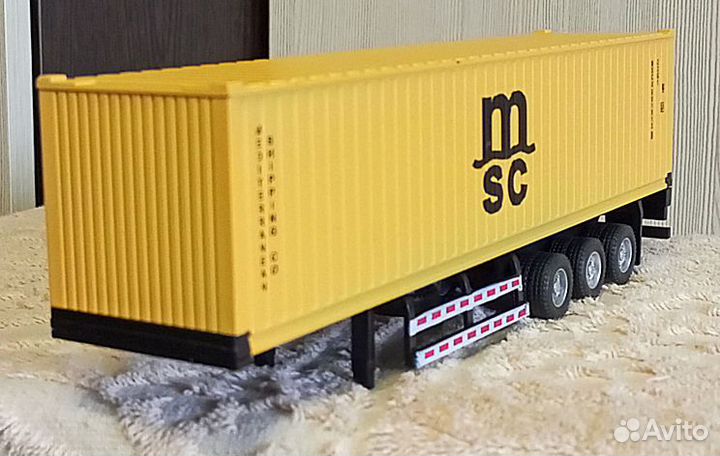 Модель полуприцепа контейнеровоза 1:50