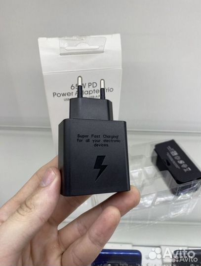 Зарядный блок + кабель Samsung 65w