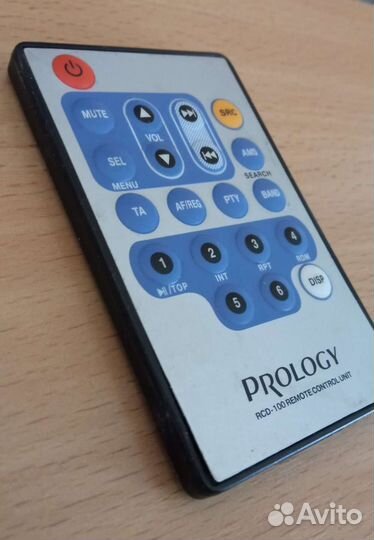 Пульт магнитолы prology RCD-100, 300