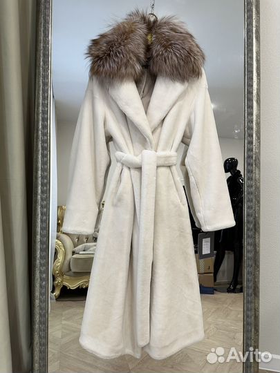 Шуба Эко мех и лиса