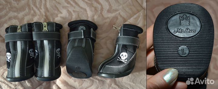 Ботинки Triol для собак-пиратов (размер L)