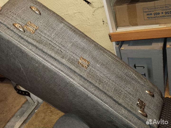 Чемодан СССР серый