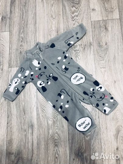 Флисовый комбинезон 62