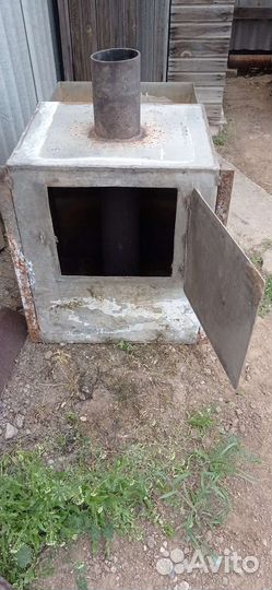 Печь нержавейка для бани бу