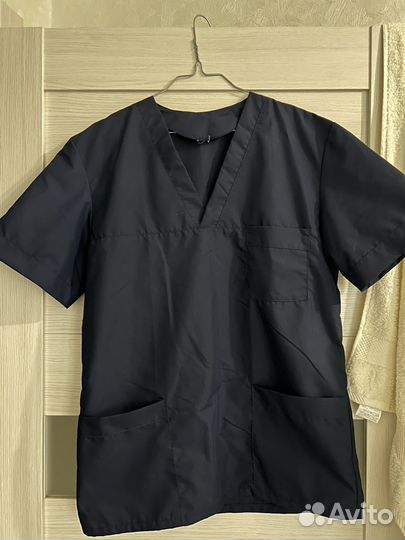 Медицинский костюм мужской синий