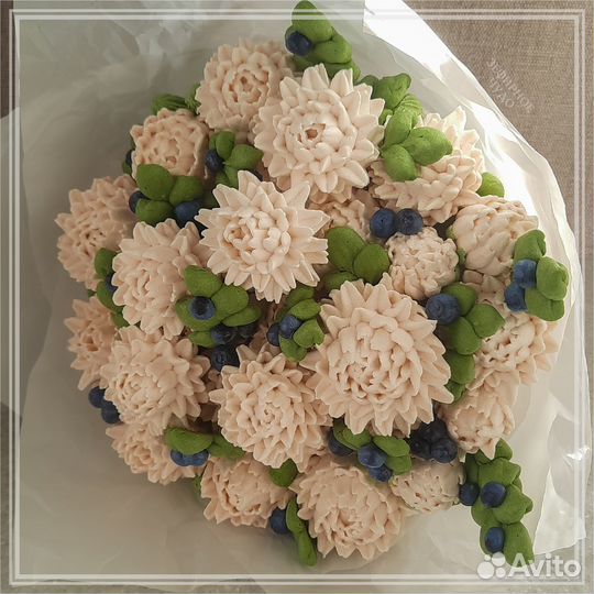 Зефирный букет/Сладкий букет из цветов одного вида