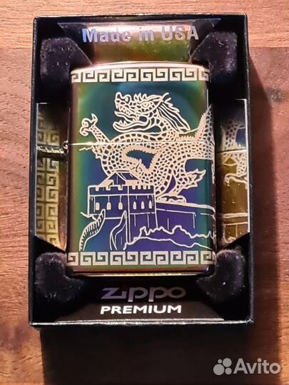 Zippo. Китайский Дракон. Премиум.Редк. NEW