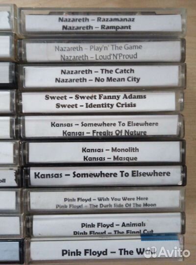 Классический рок на аудиокассетах (20 одним лотом)