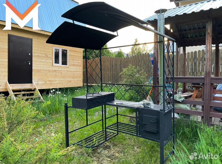 Мангал С крышей