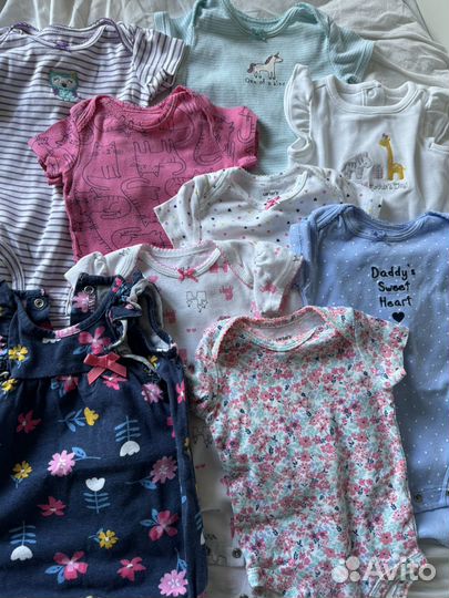 Боди с коротким руковом 62 /3m для девочек