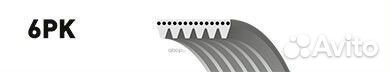 Приводной ремень Gates 6PK743