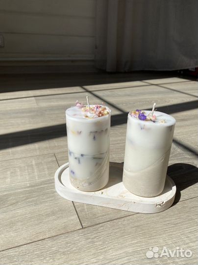 Свечи ручнй работы