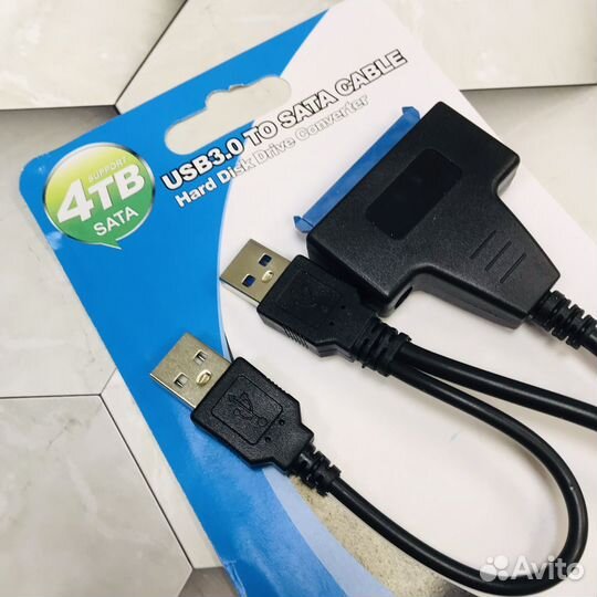 Кабель Переходник адаптер Sata-USB 3.0/2,0
