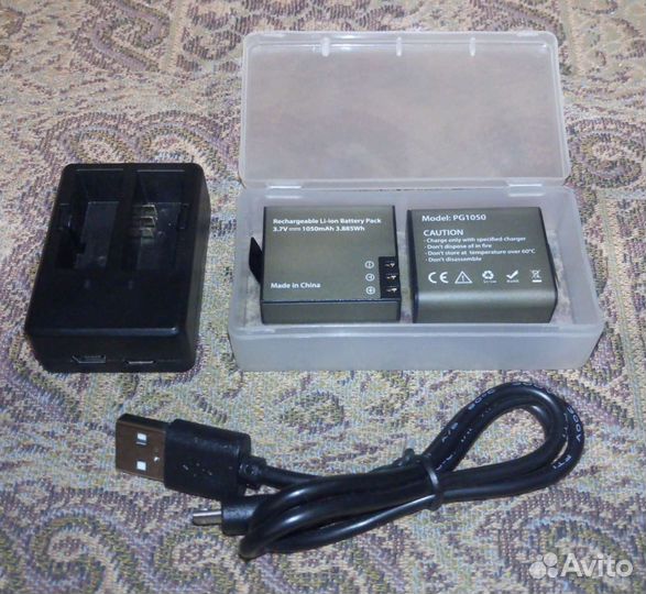 Аккумуляторы и зу для экшн-камер sjcam SJ4000, SJ5